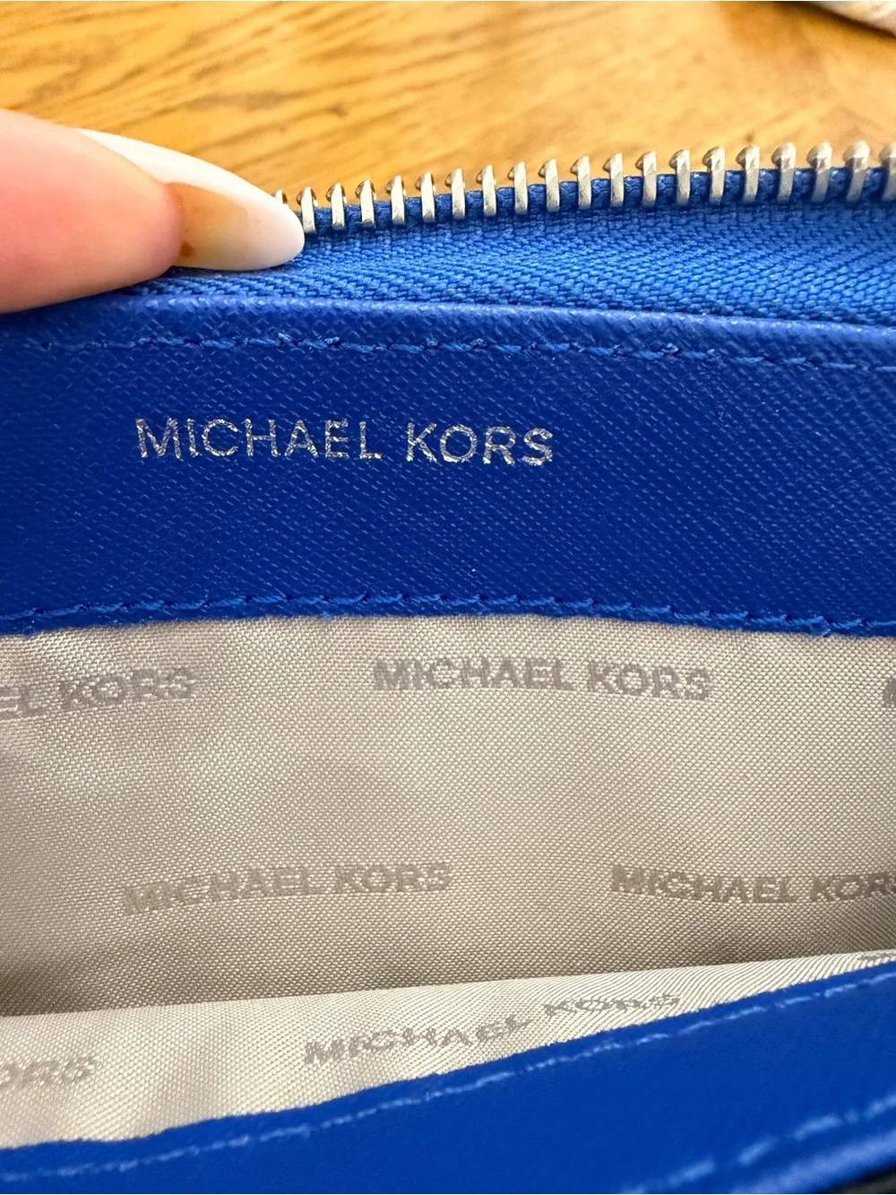 SOLD! NWOT Michael Kors Cobalt Blue Women's Wallet